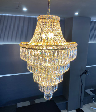 리프 16등 샹들리에LED 크리스탈펜던트 로비조명 미니샹들리에 샹들리에조명