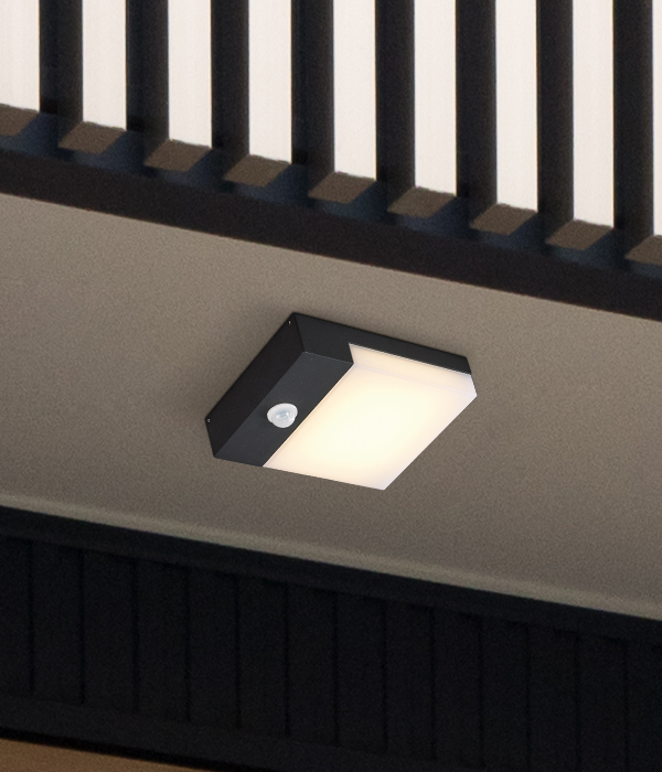 솔티 야외센서등 센서벽등 (LED24W 일체형 블랙)