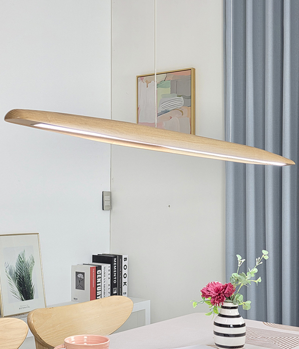 카누 LED30W/40W 식탁전등 우드식탁등